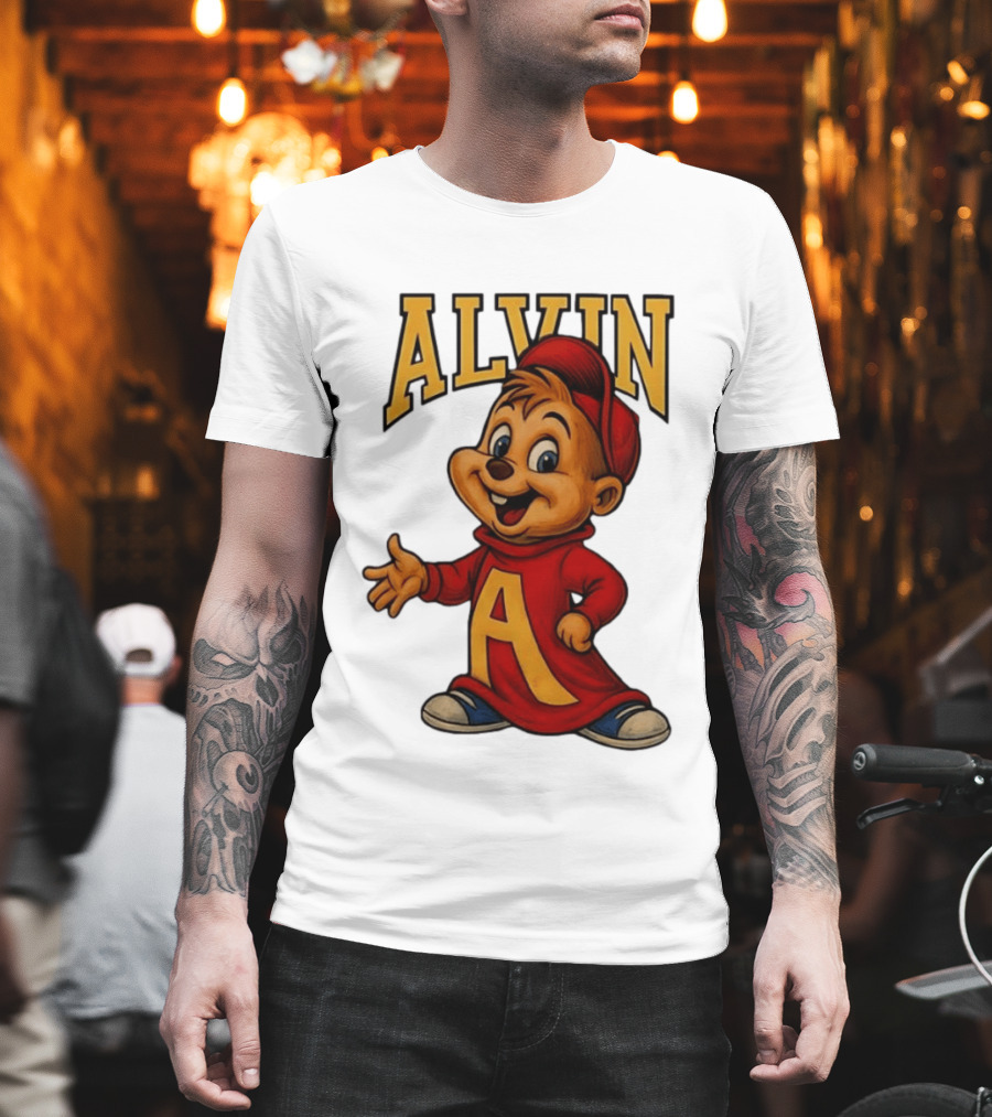 Alvin And The Chipmunks Alvin Character With Standing A T-Shirt