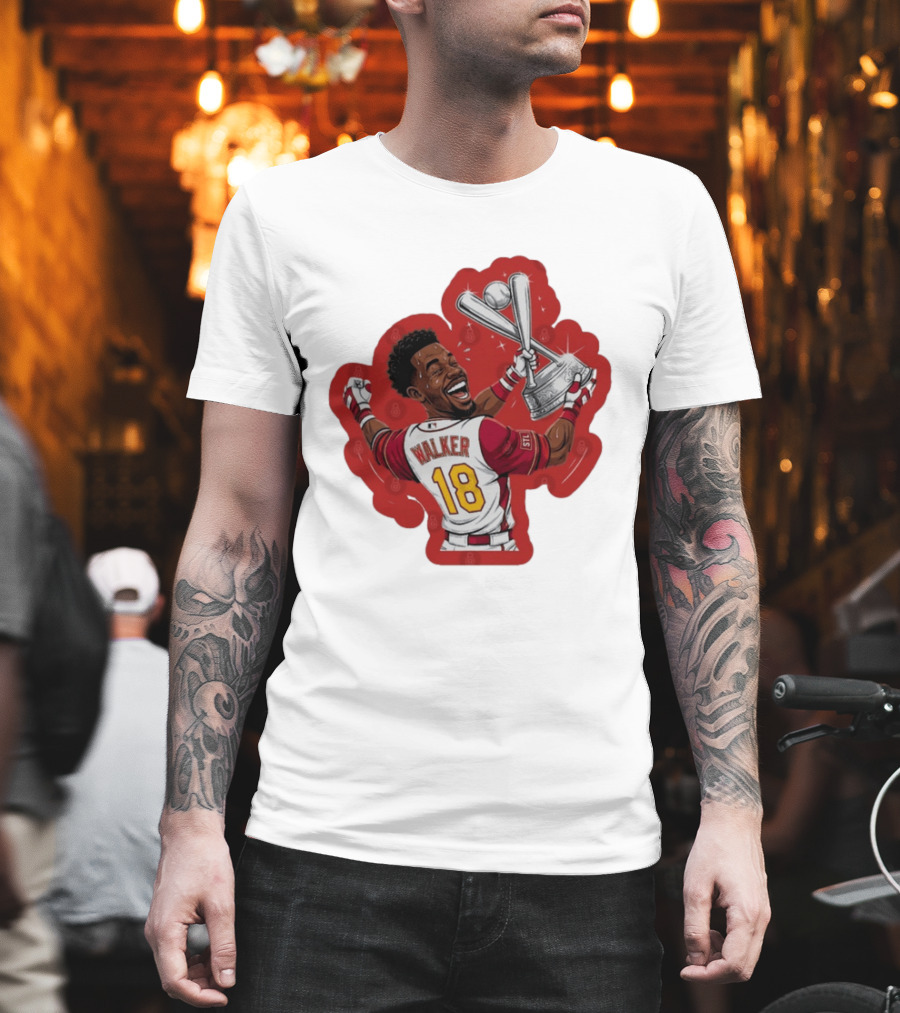 Jordan Walker 18 You Dont Boo Nobodies STL Victory Baseball Trophy T-Shirt