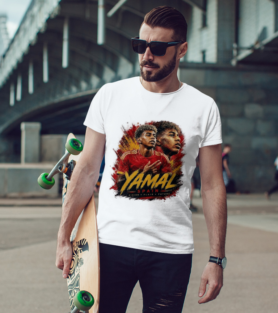 Yamal Spain Vision Flair Future Football T-Shirt