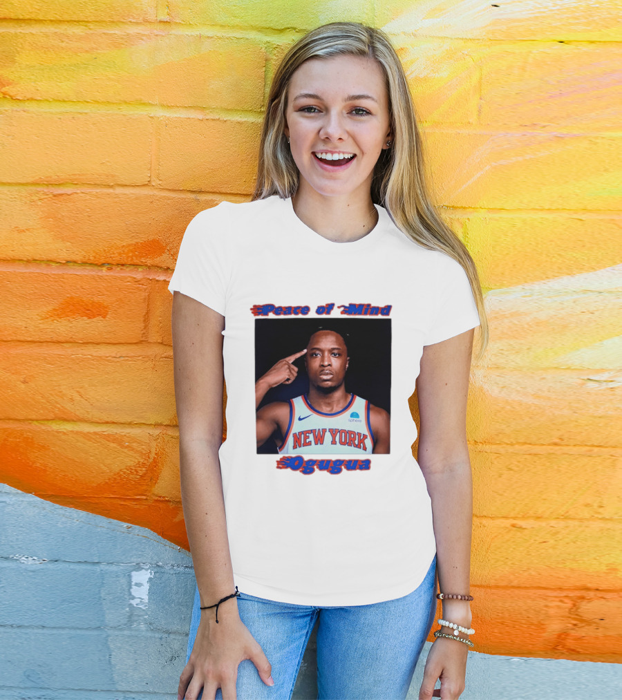 New York Knicks Basketball OG Anunoby Peace Of Mind Ogugua 2026 T-Shirt