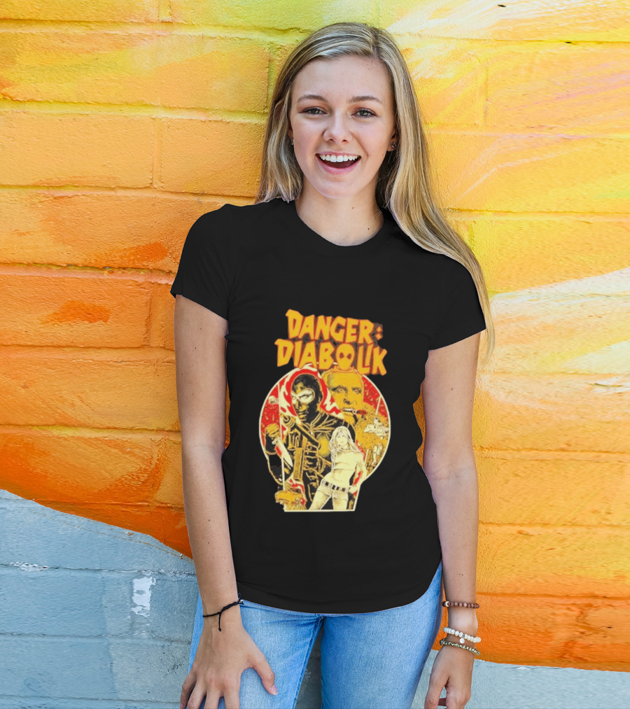 Danger Diabolik Italian Comic Mario Bava T-Shirt