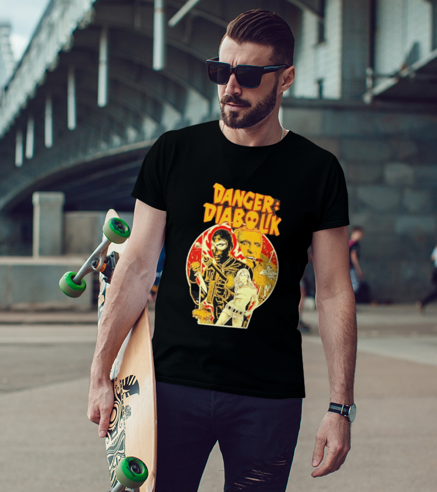 Danger Diabolik Italian Comic Mario Bava T-Shirt