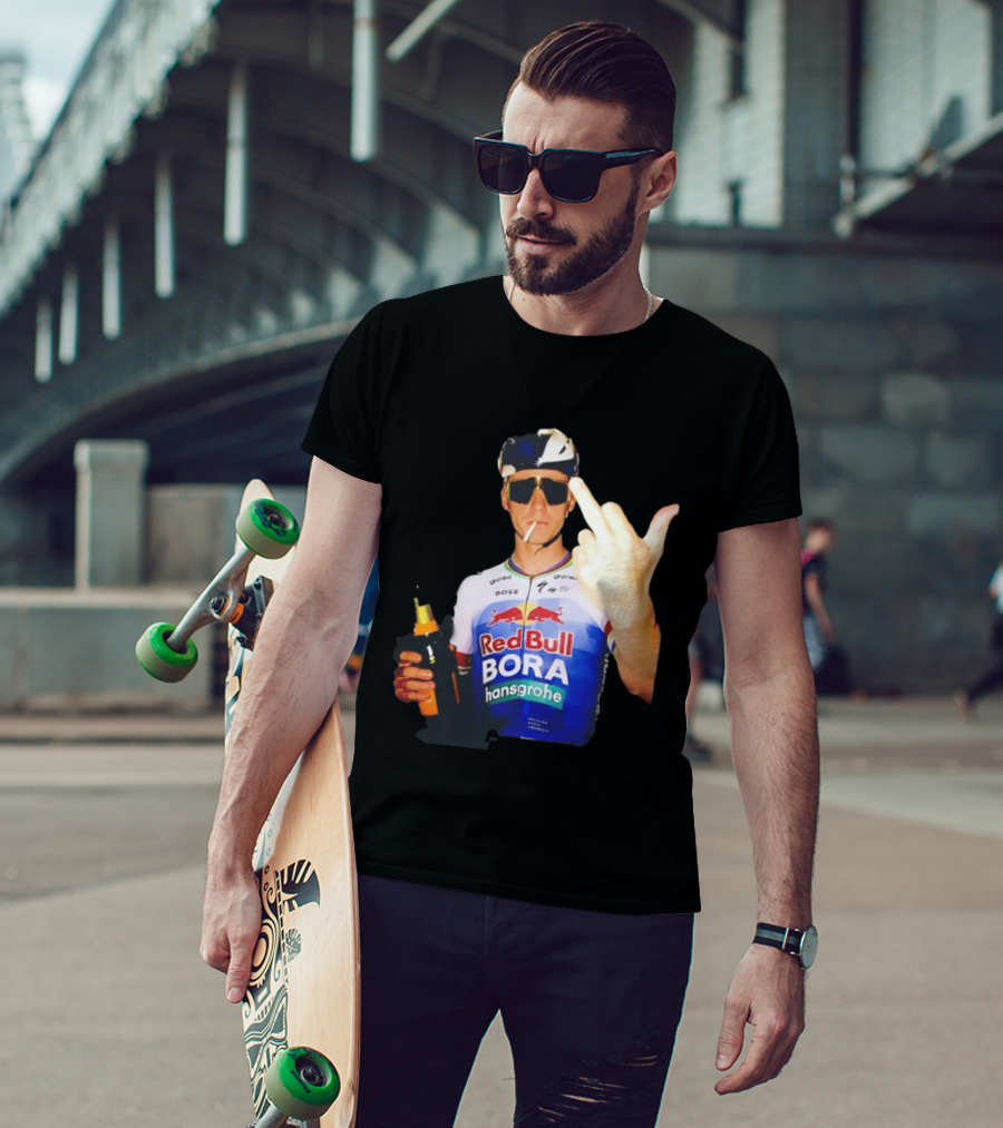 Remco Evenepoel Red Bull BORA Hansgrohe Smoking Gesture T-Shirt