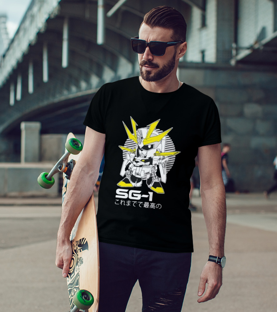 SG 1 Gundam Chibi Mecha Anime T-Shirt