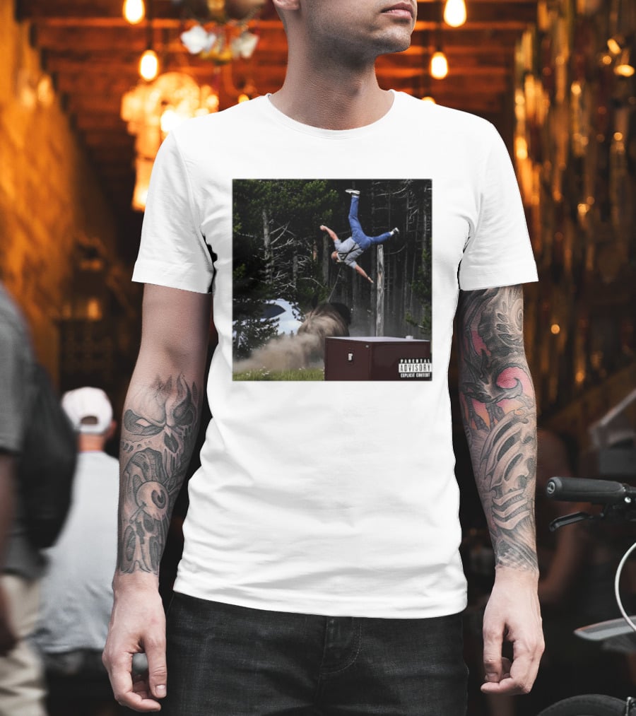 Bison Do Not Pet The Fluffy Cows National Park Parental Advisory Explicit Content Warning T-Shirt