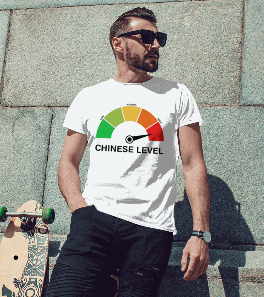 Chinese Level Meter Low Normal High Gauge T-Shirt