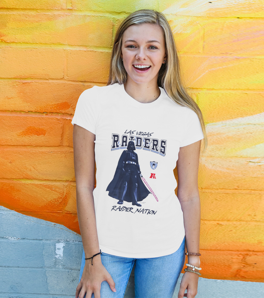 Las Vegas Raiders Darth Vader Raider Nation Star Wars 2026 T-Shirt
