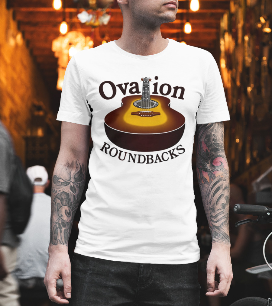 Ovation Roundbacks Acoustic Guitar Folk Music T-Shirt