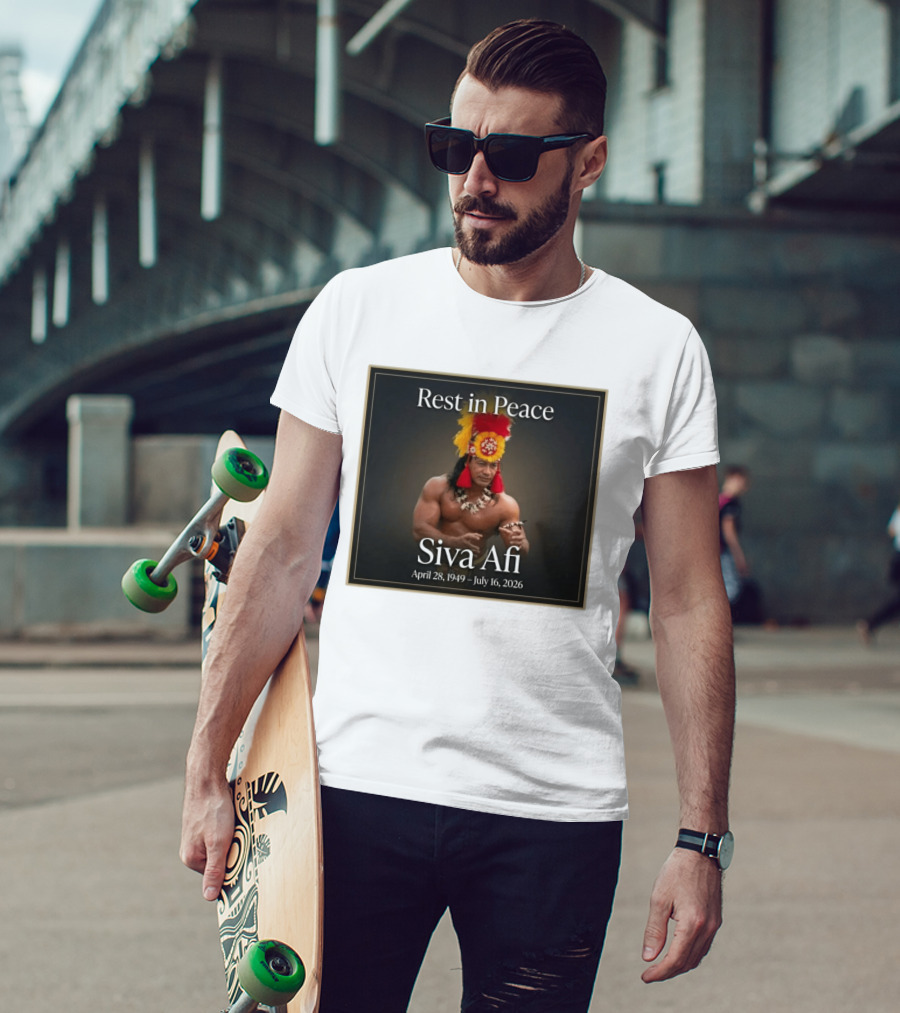 Rest In Peace Siva Afi April 28 1949 July 16 2026 Hawaiian Warrior T-Shirt