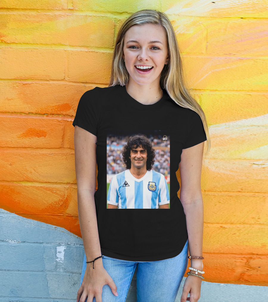 Happy Birthday Mario Kempes Argentina Football Legend AFA T-Shirt
