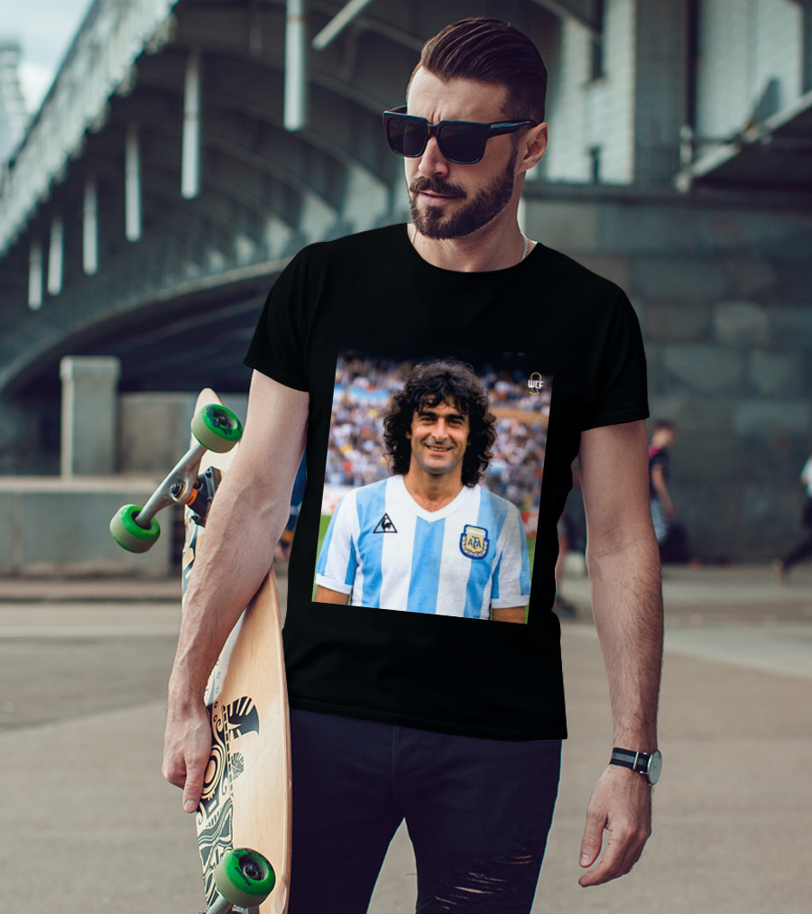 Happy Birthday Mario Kempes Argentina Football Legend AFA T-Shirt