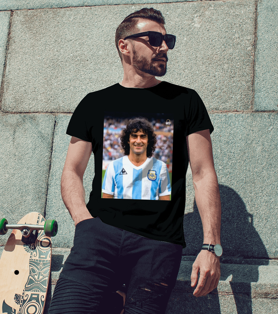 Happy Birthday Mario Kempes Argentina Football Legend AFA T-Shirt