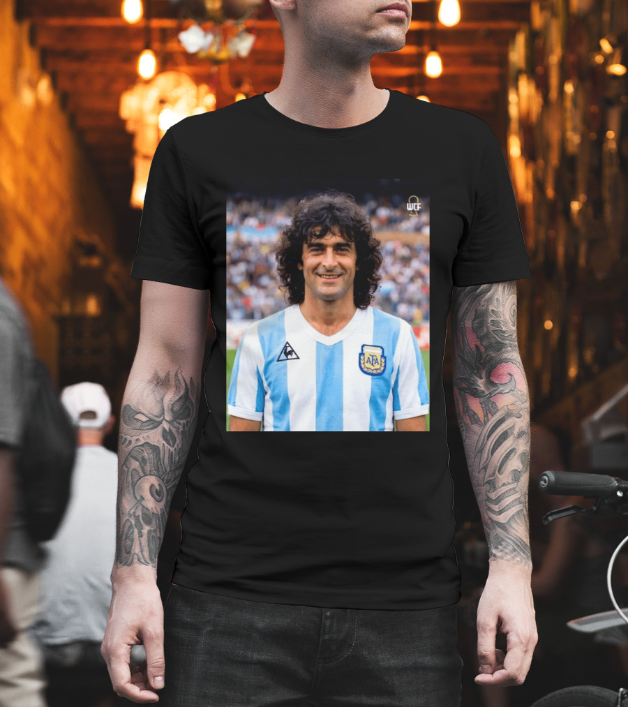 Happy Birthday Mario Kempes Argentina Football Legend AFA T-Shirt