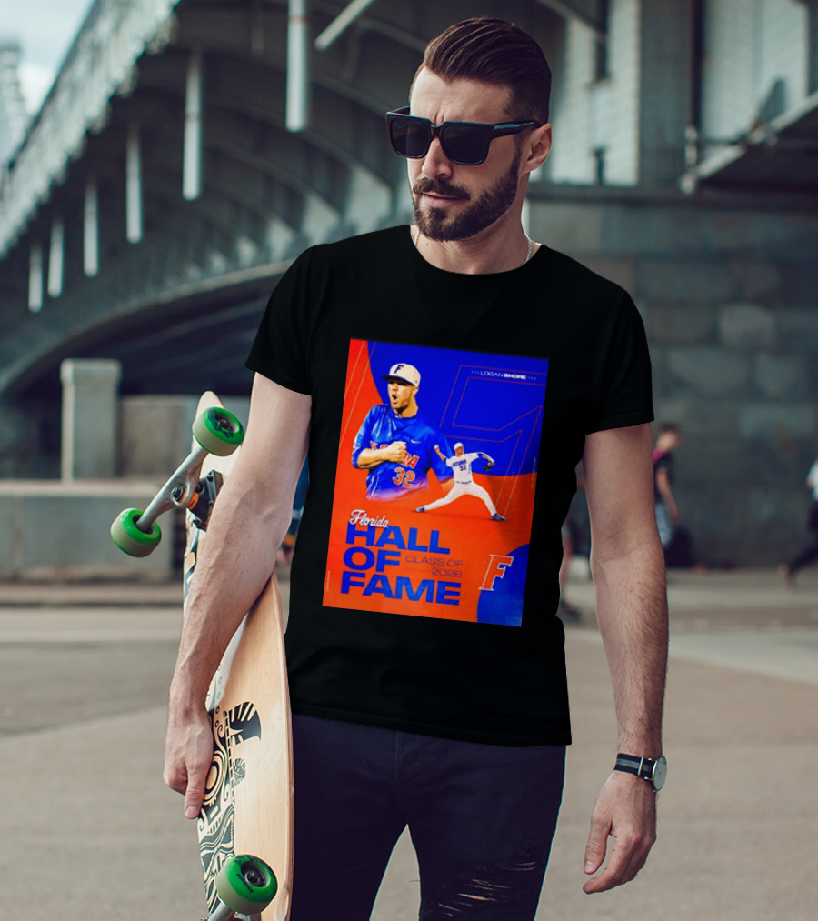 Logan Shore Florida Gators Hall Of Fame Class Of 2026 T-Shirt
