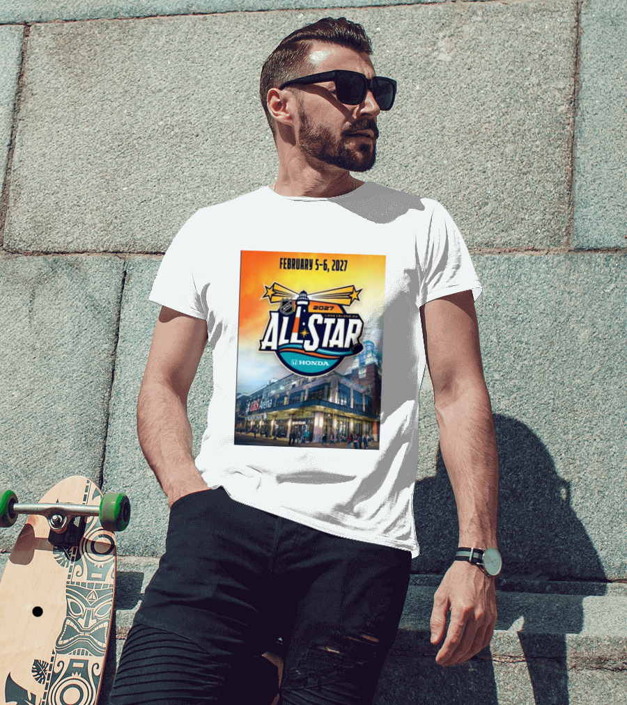 NHL All Star 2027 Honda February 5 6 UBS Arena Long Island NY T-Shirt