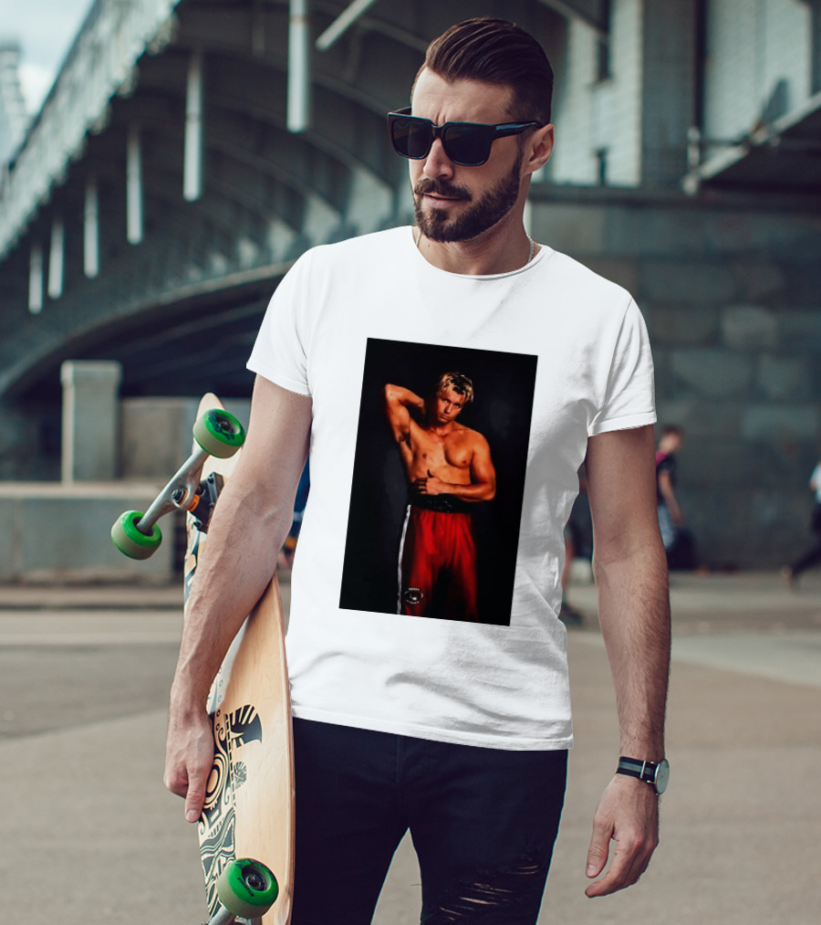Stephen Kalyn Off Campus Body Maker Boxer Pose T-Shirt