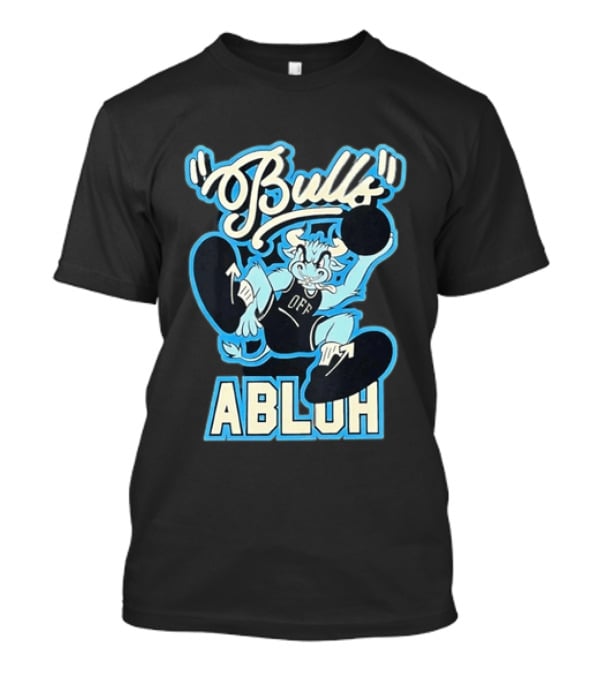 Off White Bulls Abloh Cartoon Basketball T-Shirt