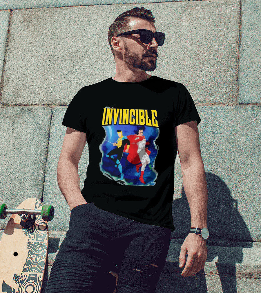 Invincible Comic Superhero Duo Team Up T-Shirt