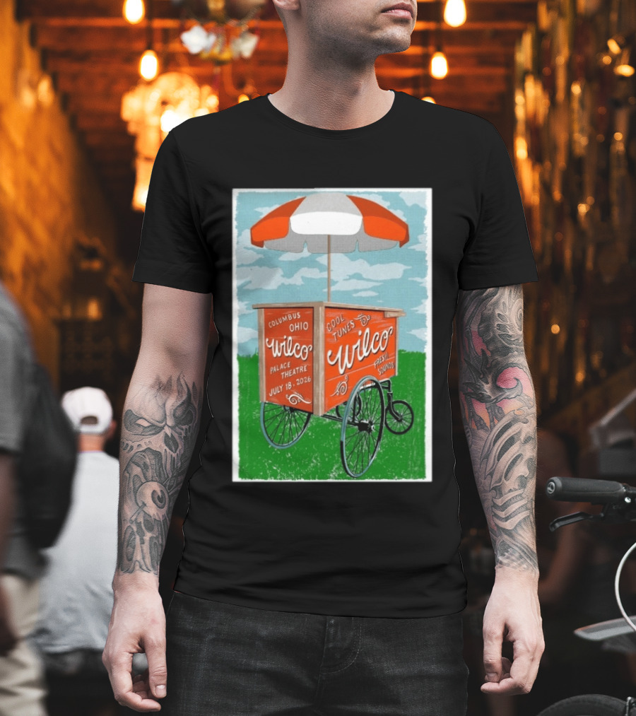 Wilco Cool Tunes Fresh Sounds Palace Theatre Columbus Ohio July 18 2026 T-Shirt