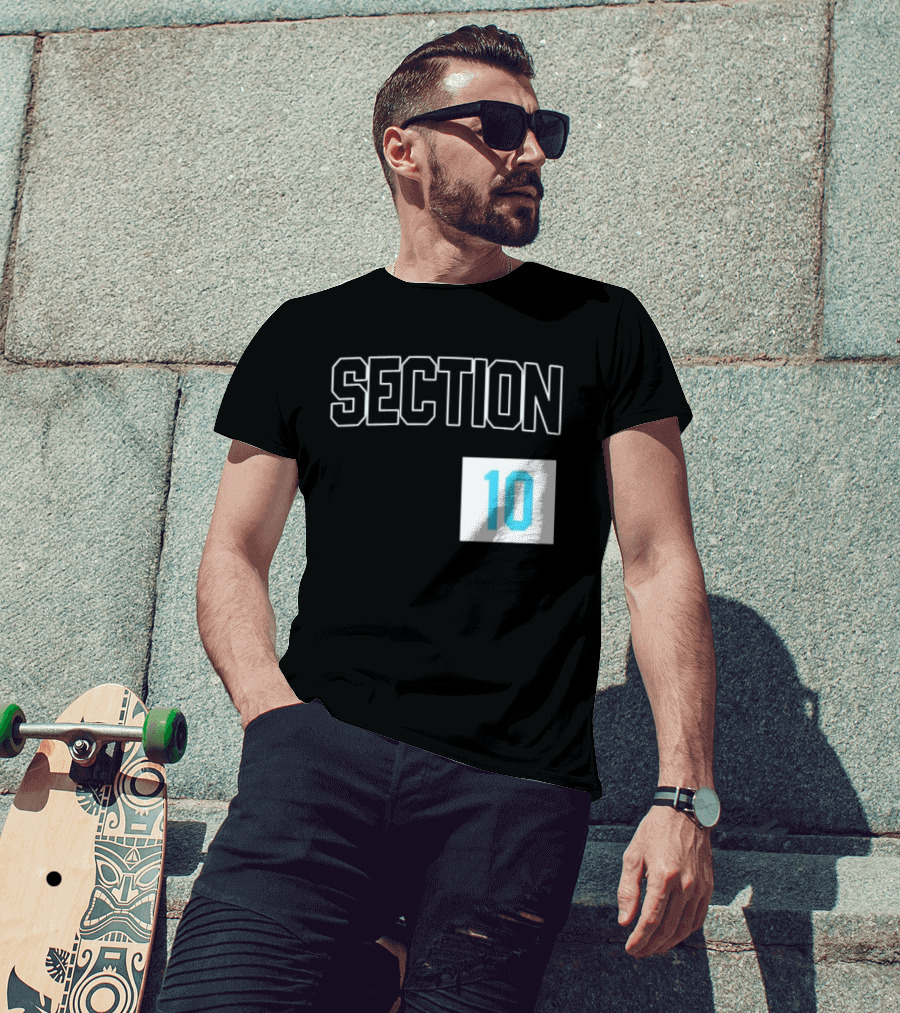 Section 10 Carolina Hurricanes Hockey Fan Gear T-Shirt