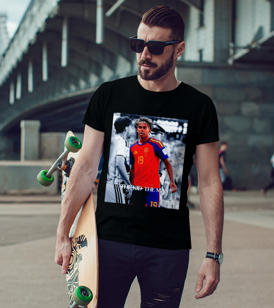 Spain 19 Lamine Yamal The Kid The Man T-Shirt