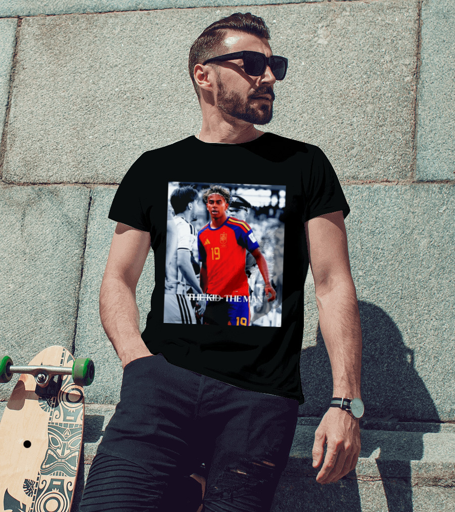 Spain 19 Lamine Yamal The Kid The Man T-Shirt