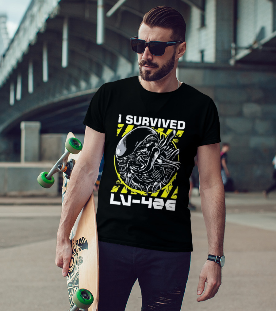 I Survived LV 426 Alien Xenomorph Encounter T-Shirt
