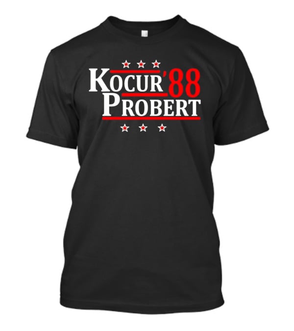 Detroit Kocur Probert Hockey Legends 88 With Stars T-Shirt