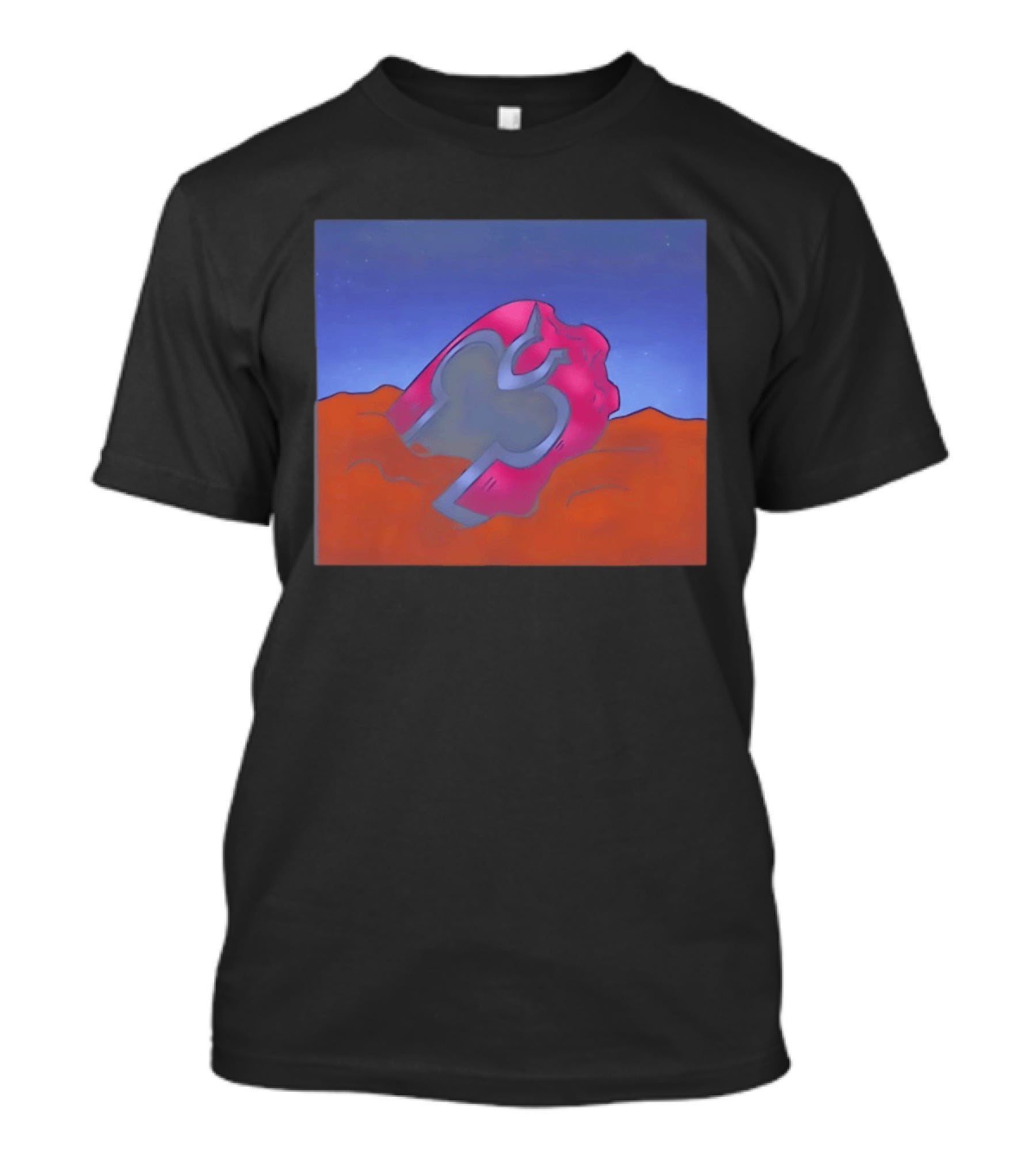 Devil Card Sinners To The Saint With Red Heart Symbol In Sand T-Shirt