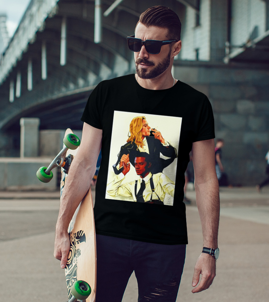 JMH Interview With The Vampire Lestat And Louis Smoking Portraits T-Shirt