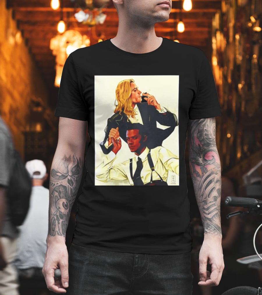 JMH Interview With The Vampire Lestat And Louis Smoking Portraits T-Shirt