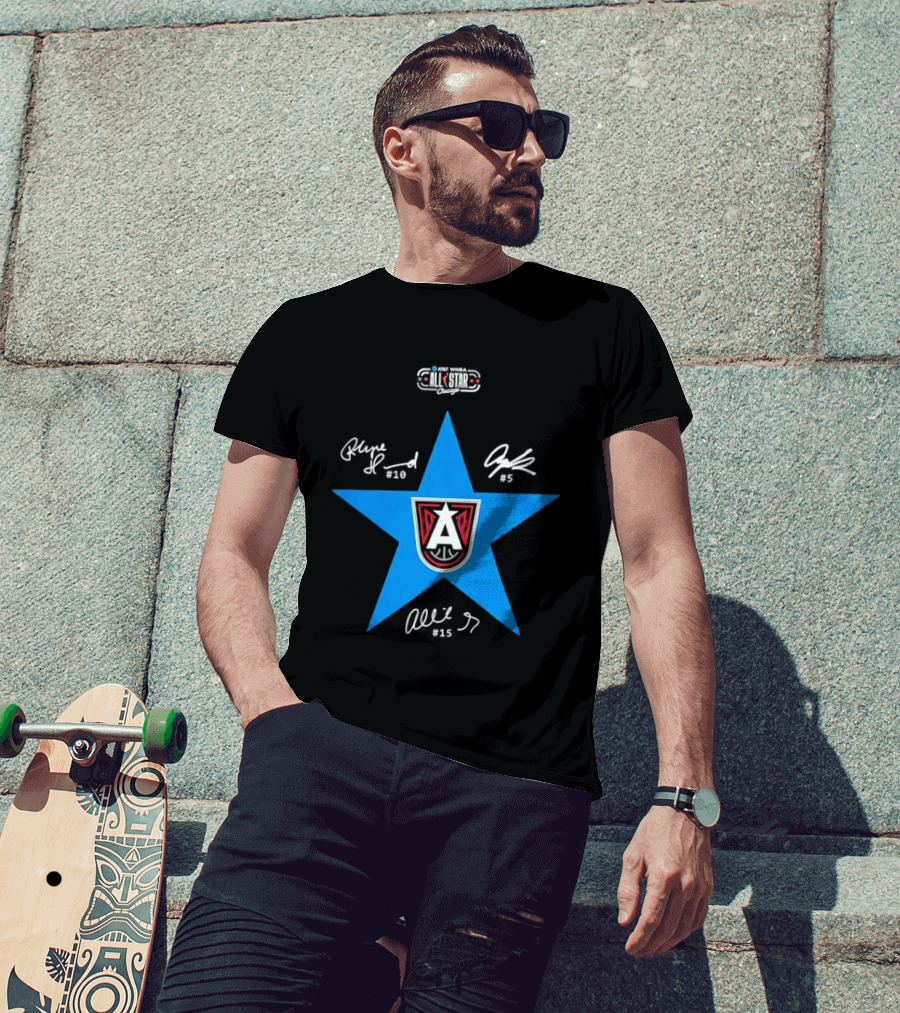 WNBA All Star Chicago Edition 2020 Signatures Star T-Shirt