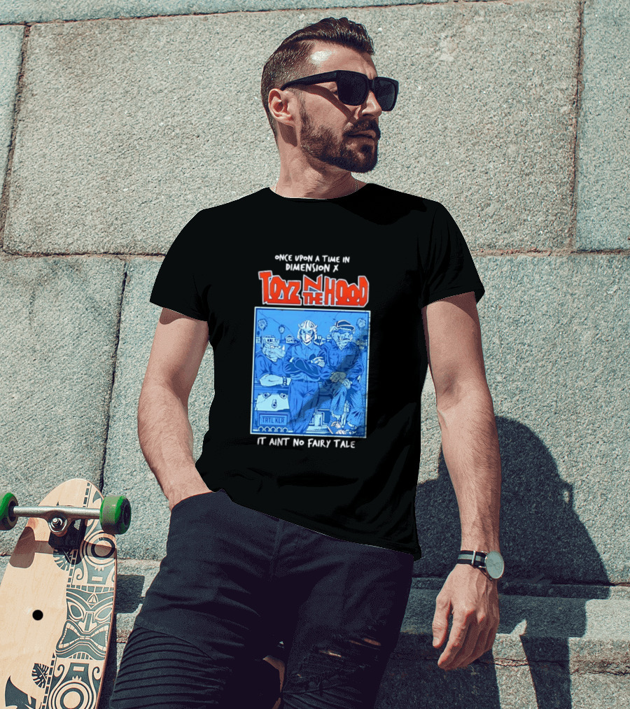 Once Upon A Time In Dimension X Toyz N The Hood It Ain't No Fairy Tale TMNT Mashup T-Shirt