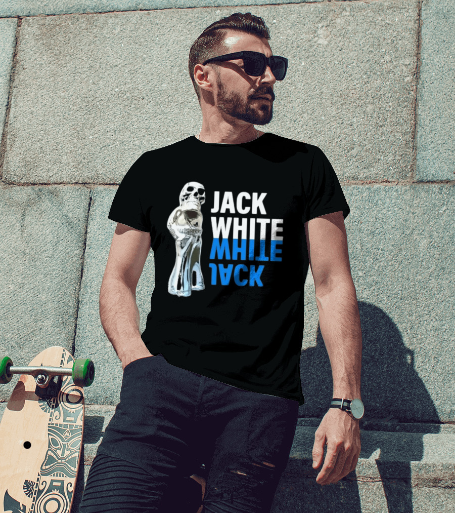 Jack White Frozen Charlatan Skull Third Man Records Store T-Shirt
