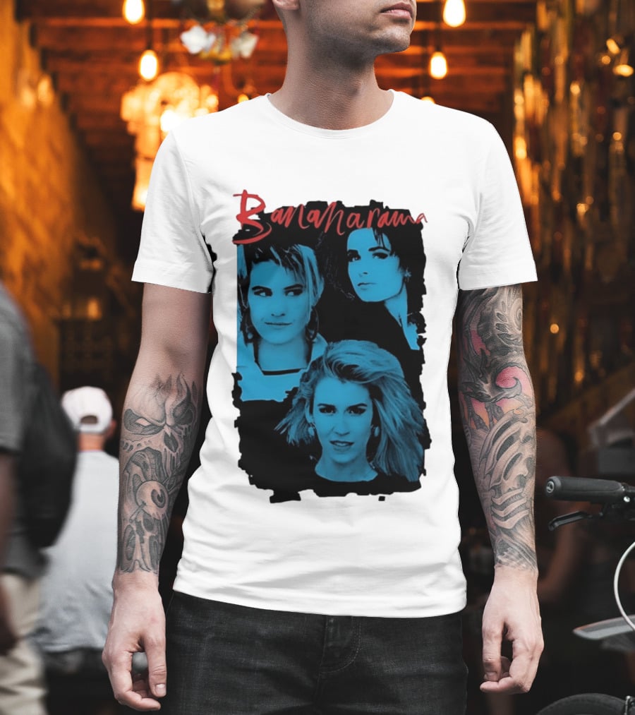 Bananarama 80s Pop Halftone T-Shirt