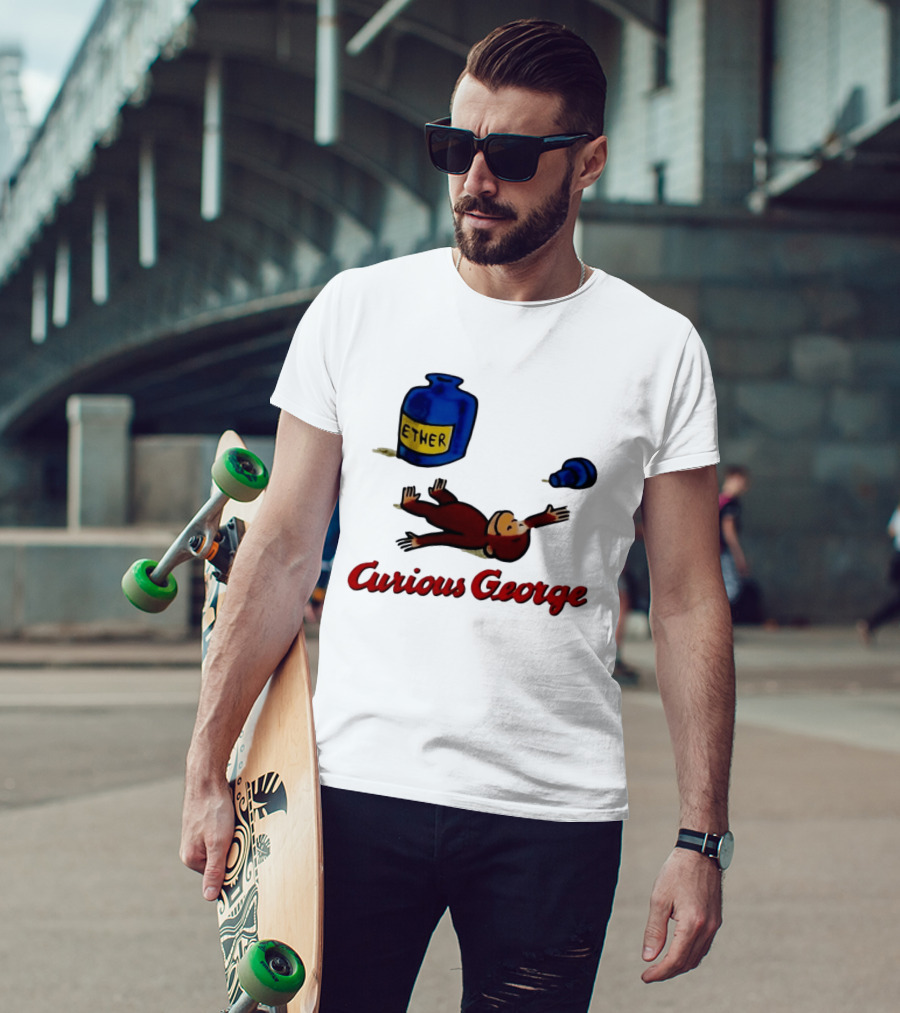 Curious George Ether Bottle Unconscious T-Shirt