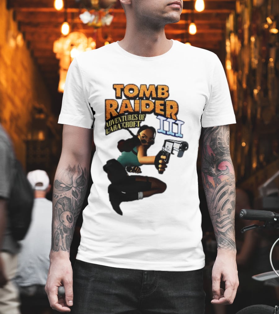 Tomb Raider Adventures Of Lara Croft III Classic Game T-Shirt