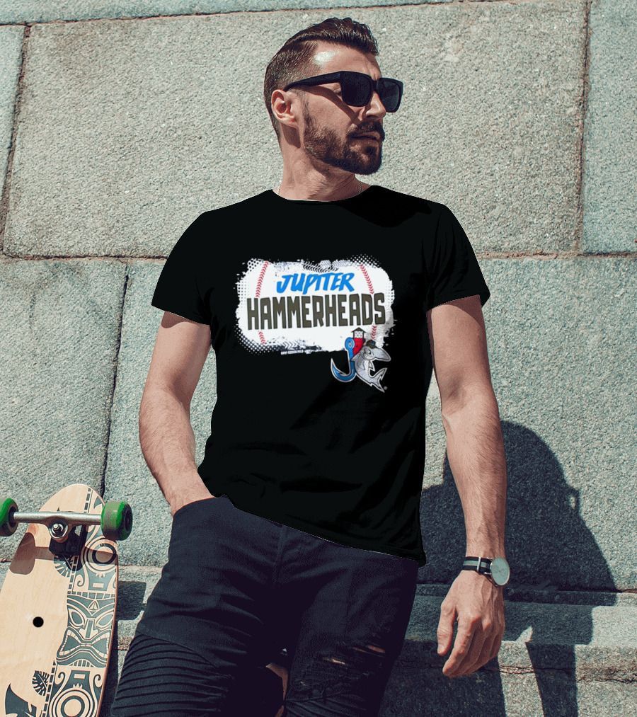 BIMM RIDDER MLB Jupiter Hammerheads Baseball Team MLB Sports T-Shirt