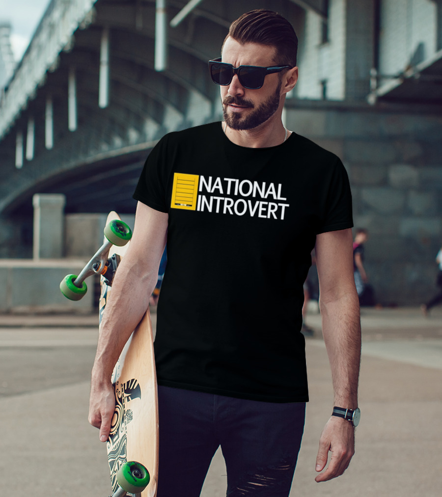 National Introvert Social Anxiety Humor T-Shirt