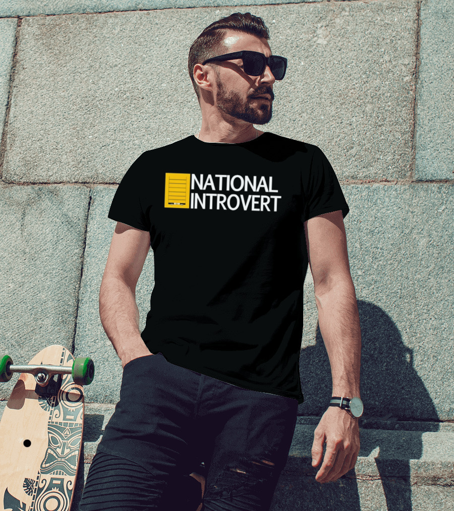 National Introvert Social Anxiety Humor T-Shirt