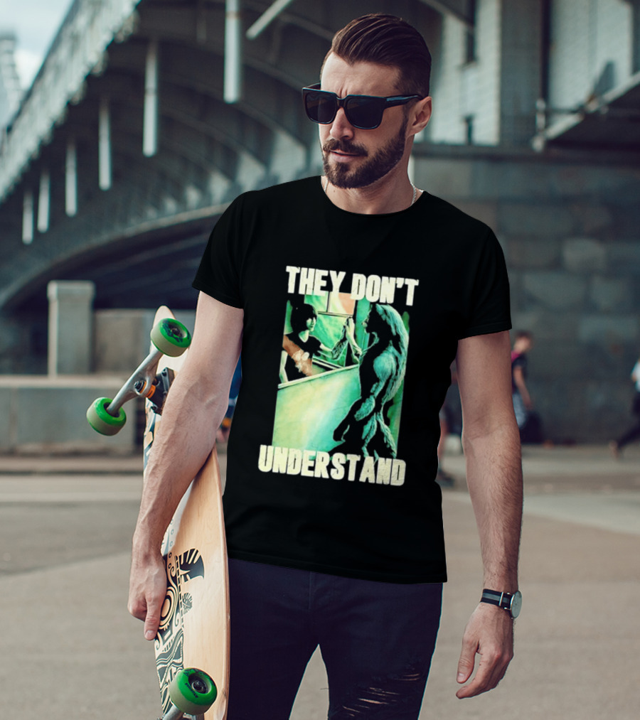 They Don't Understand Werewolf Mirror Reflection T-Shirt