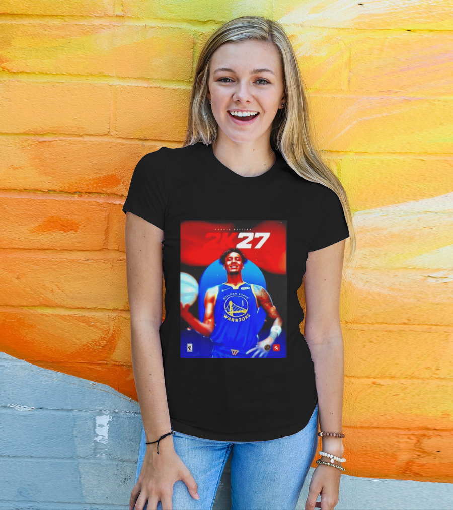 Golden State Warriors NBA 2K27 Rookie Edition Number One Player T-Shirt