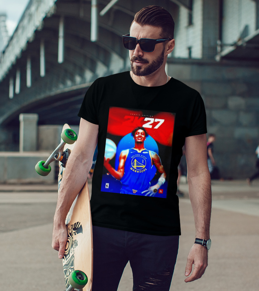 Golden State Warriors NBA 2K27 Rookie Edition Number One Player T-Shirt