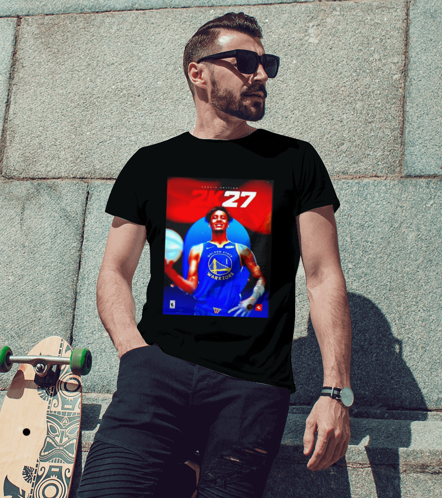 Golden State Warriors NBA 2K27 Rookie Edition Number One Player T-Shirt