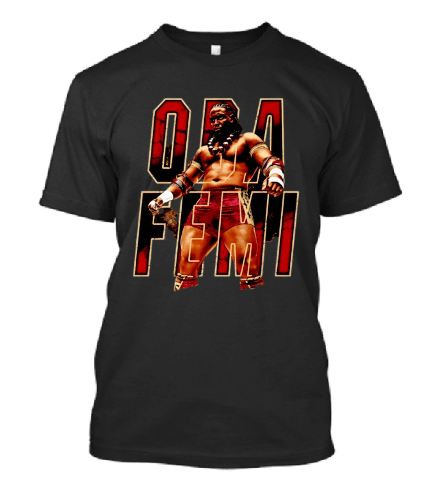 Oba Femi WWE NXT Wrestling Superstar Power Presence T-Shirt