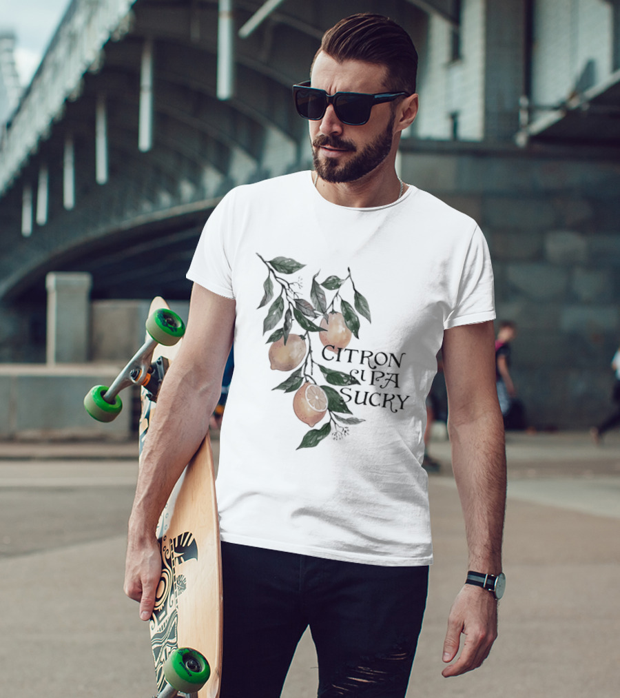 Citron Si Pa Sucky Lemon Botanical Citrus T-Shirt