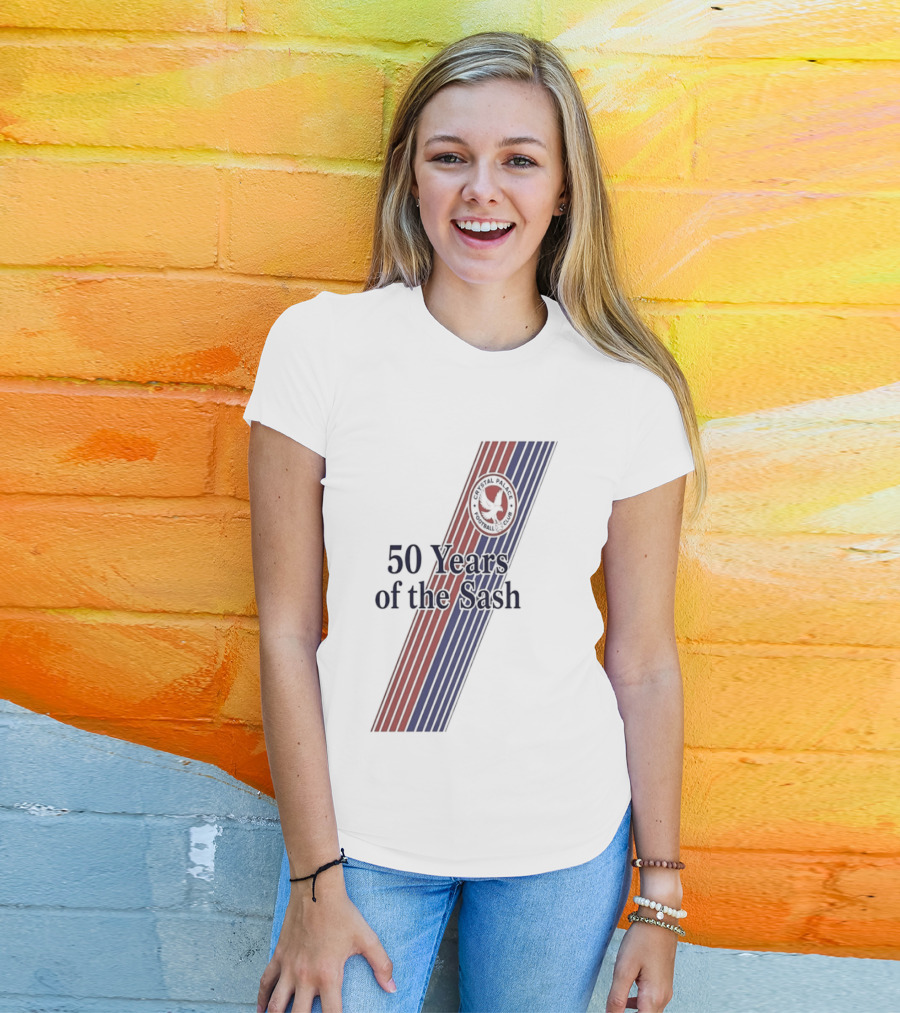 Crystal Palace 50 Years Of The Sash Anniversary Celebration T-Shirt