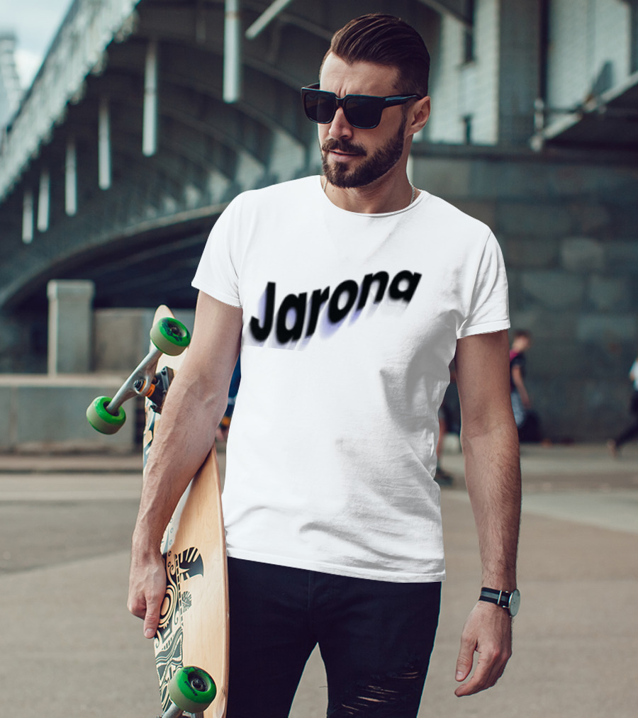 Jarona Paperboxmart Store Blue Black Gradient T-Shirt