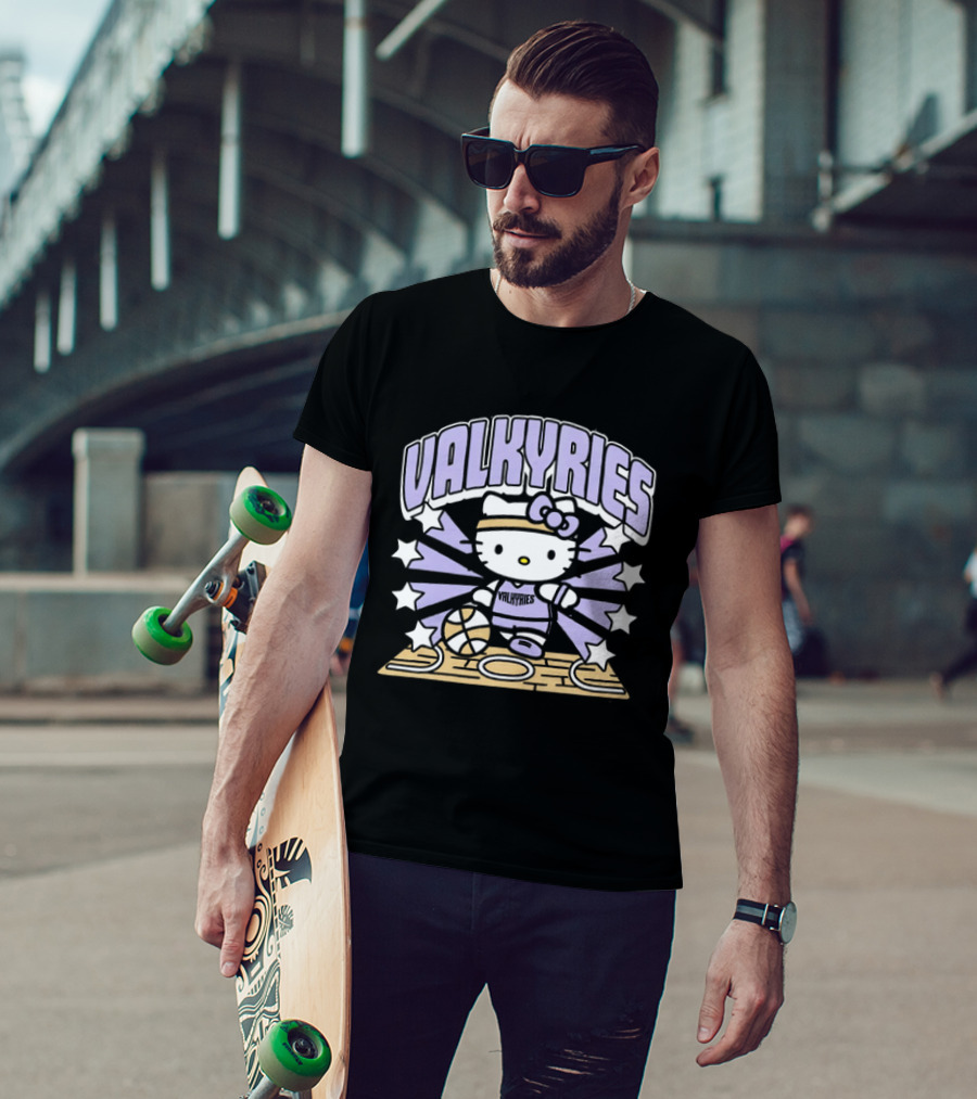 Hello Kitty Valkyries Basketball T-Shirt