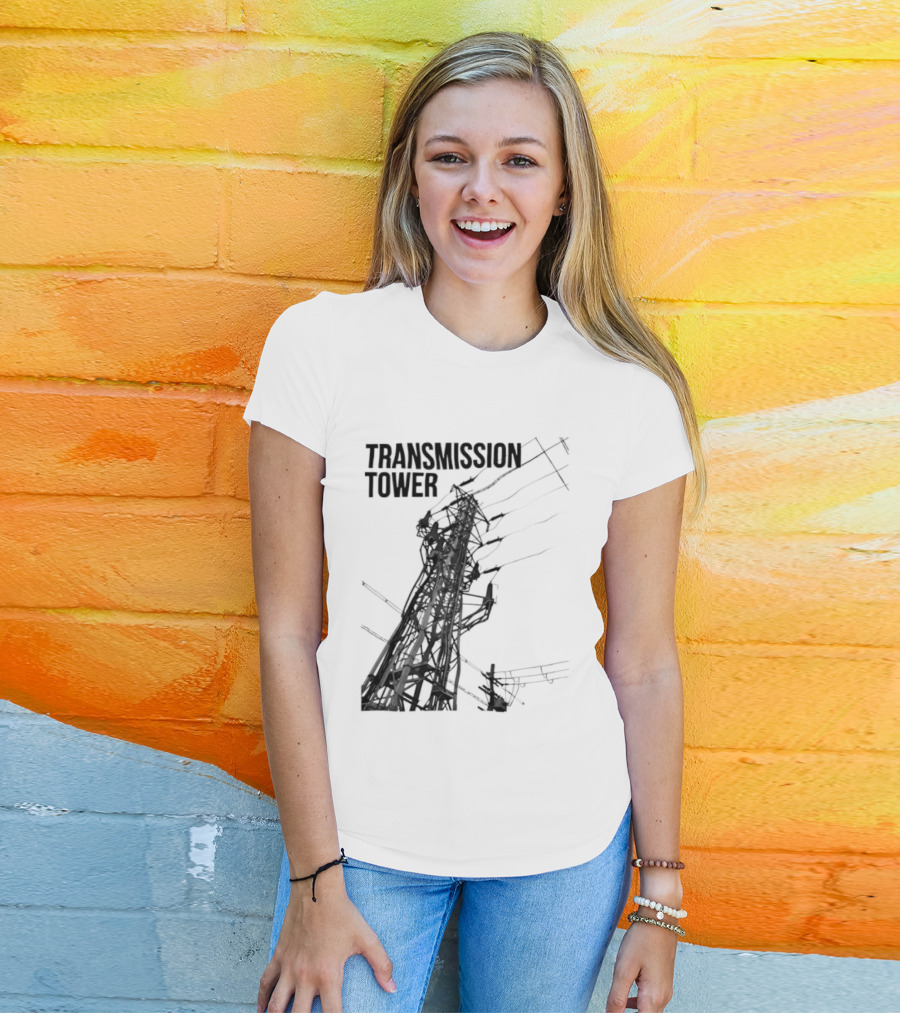 Transmission Tower Industrial Electrical T-Shirt